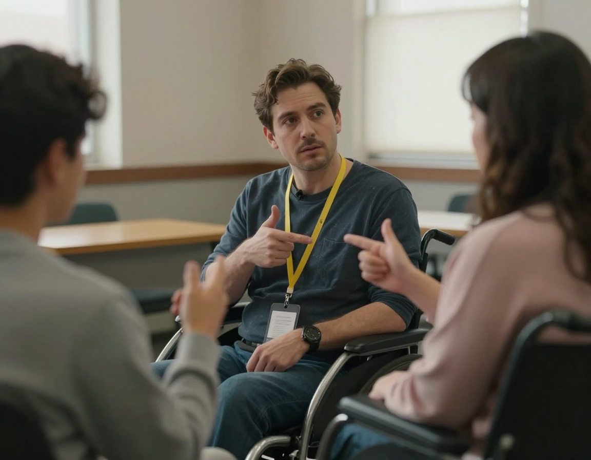 Person in wheelchair