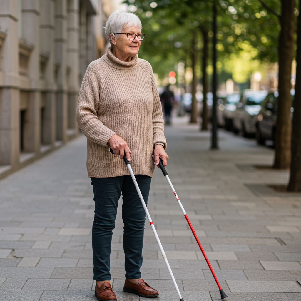 Person with visual impairment